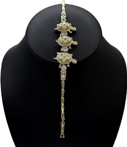 Three Turtles Design Bracelet