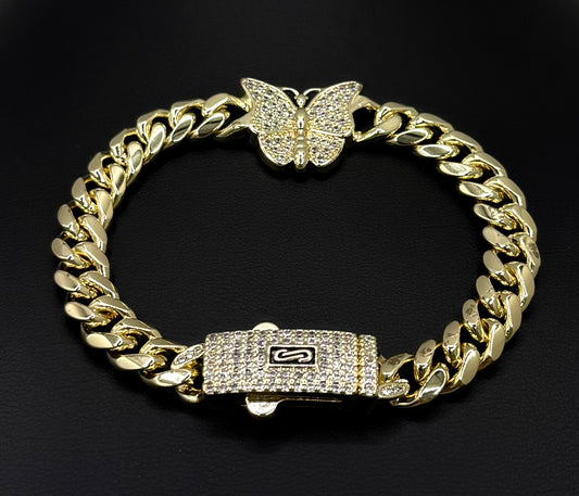 Butterfly Bracelet Cuban Mona