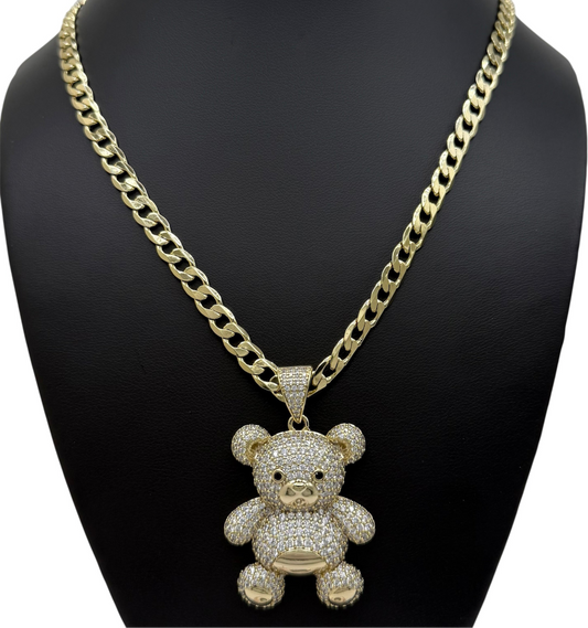 Stuffed Bear Necklace