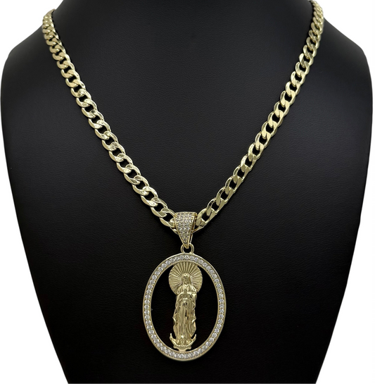 Virgin Mary Guadalupe Necklace