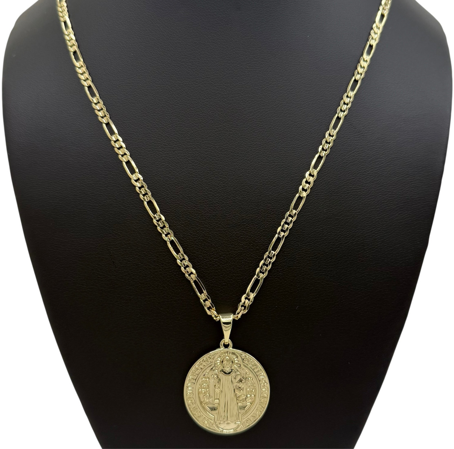 Saint Benito Circle Design Necklace